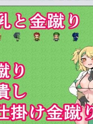 巨乳と金蹴り【イン堂】